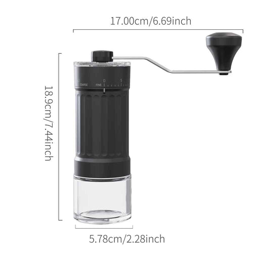 Moulin à Café Manuel S3 - Broyeur Stepless Meules Coniques Acier | Sultan Arabica